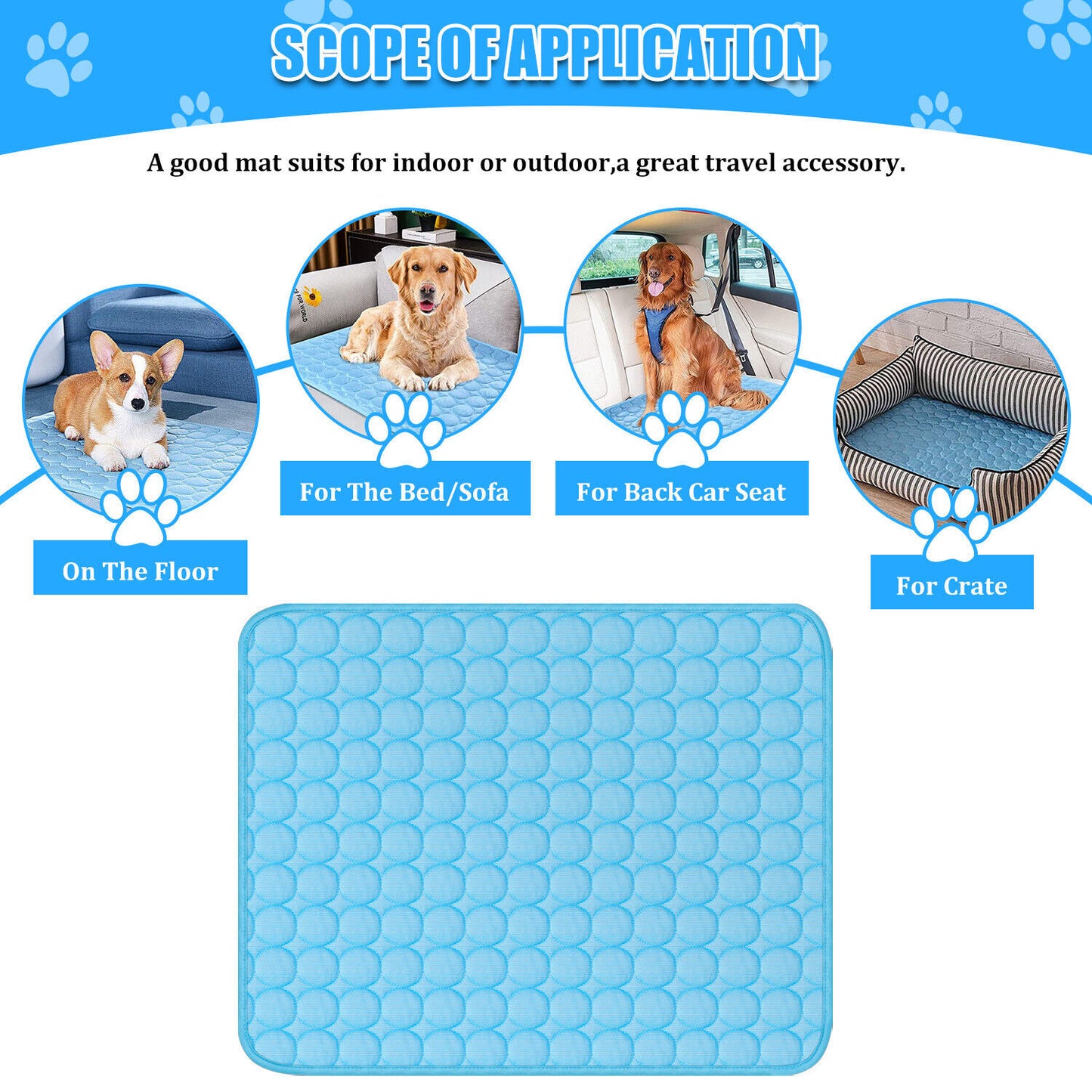 Pet Cooling Mat Cushion