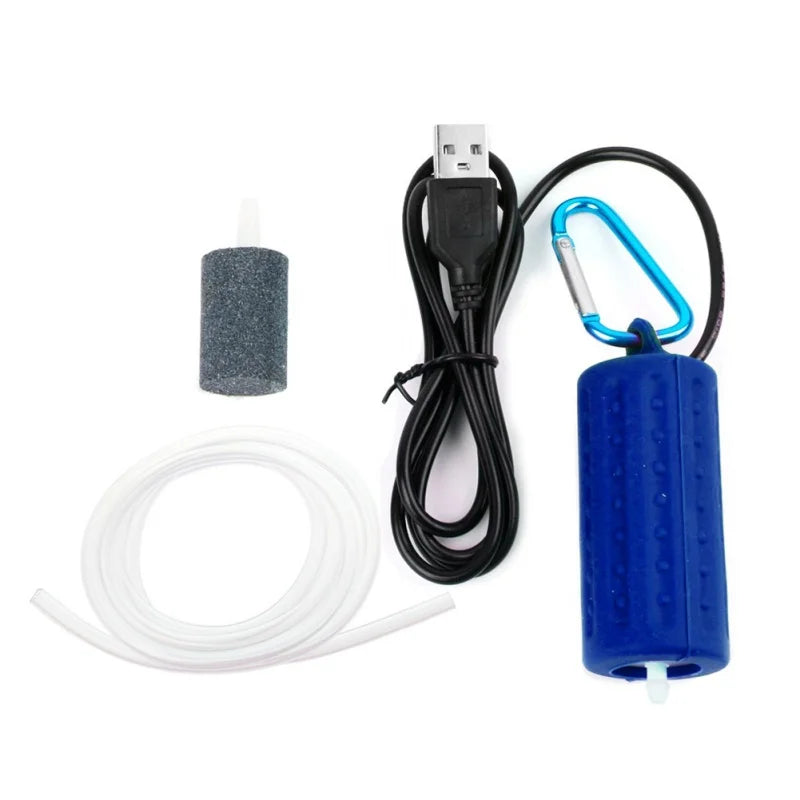 Portable USB Mini Aquarium Oxygen Air Pump For Fishing Tank