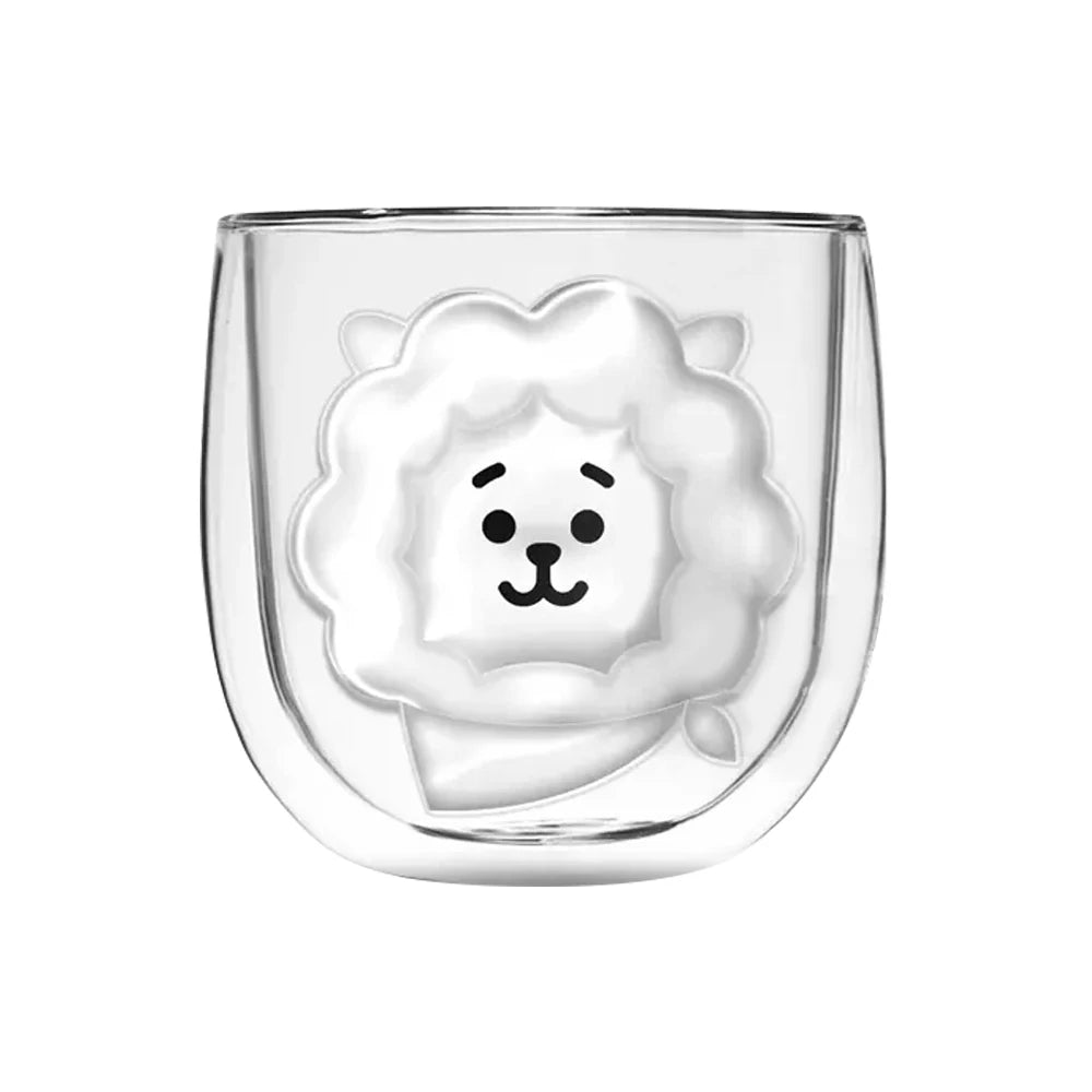 Cute Cartoon Double-Wall Glass