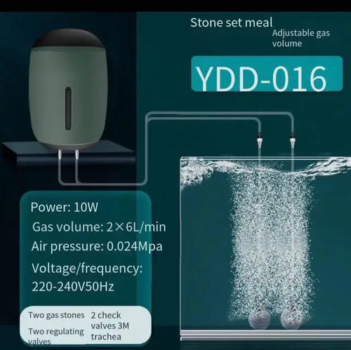High-Power Silent Aquarium Oxygen Pump Essential Aerator