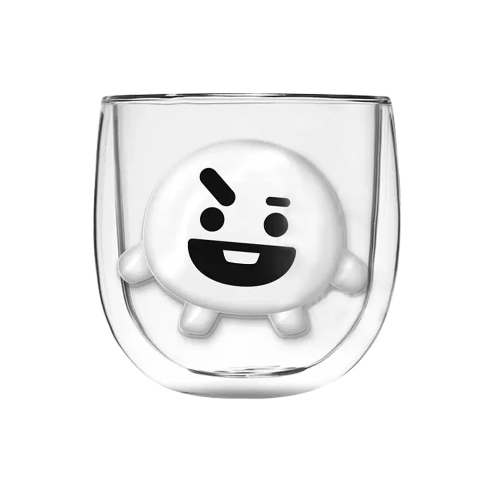 Cute Cartoon Double-Wall Glass