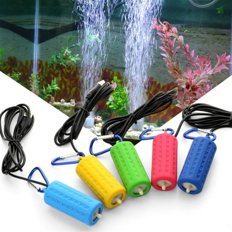 Portable USB Mini Aquarium Oxygen Air Pump For Fishing Tank