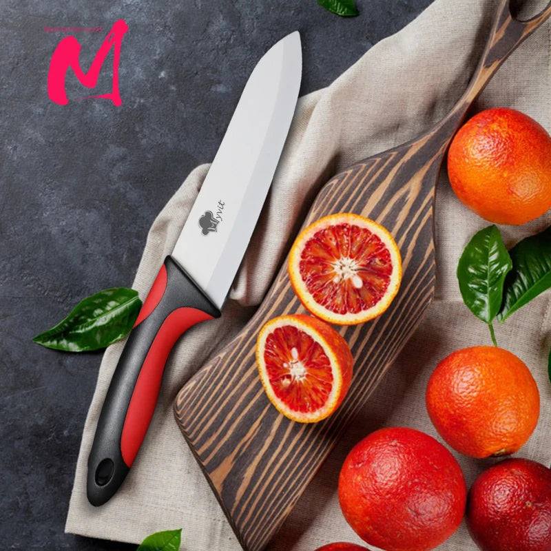 High-Quality Ceramic Chef Knives Set + Peeler