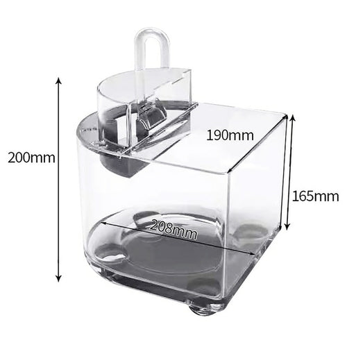 Clear Mini Acrylic Aquarium for On-the-Go Fish Care