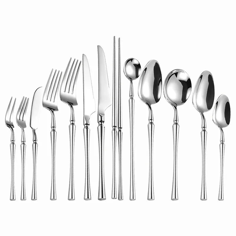 Stainless Steel Symphony: Luxury Cutlery & Flatware Set