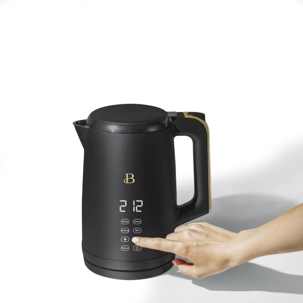 Black Portable Kettle Self-Heating Thermos