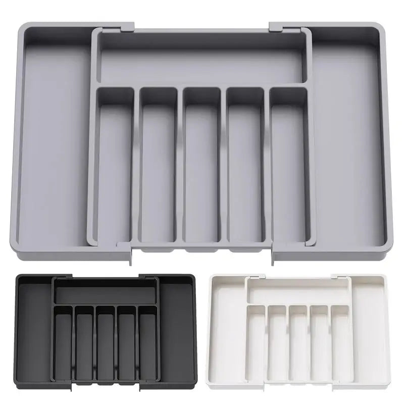 Expandable Cutlery Tray: Fork, Knife & Spoon Organizer Drawer