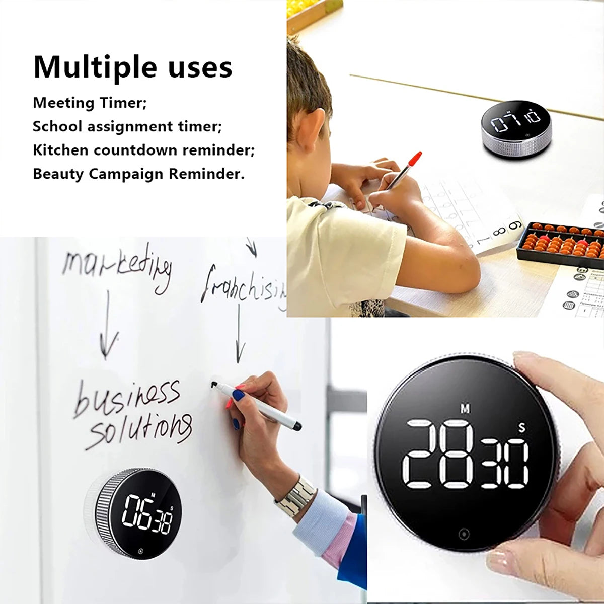 Digital Kitchen LED Magnetic Timer