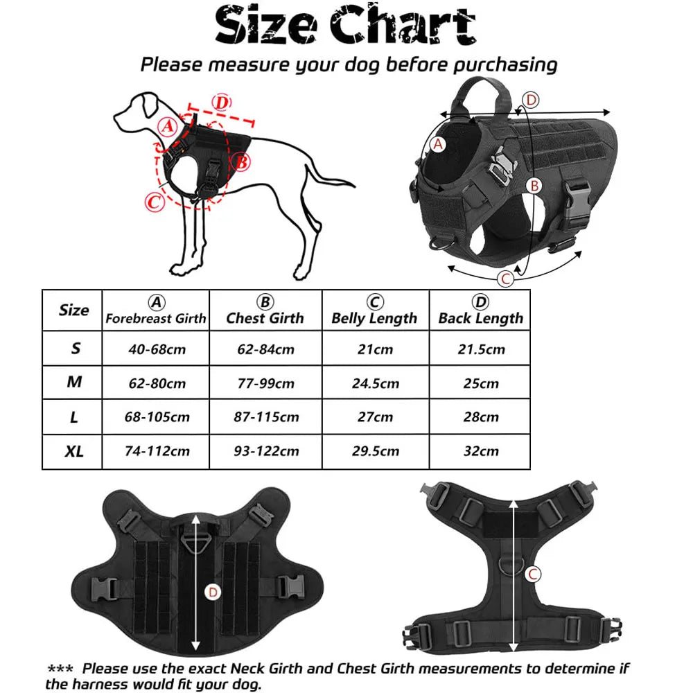 Dog Harness And Leash Training Set