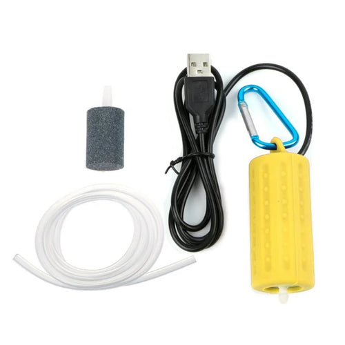 Portable USB Mini Aquarium Oxygen Air Pump For Fishing Tank