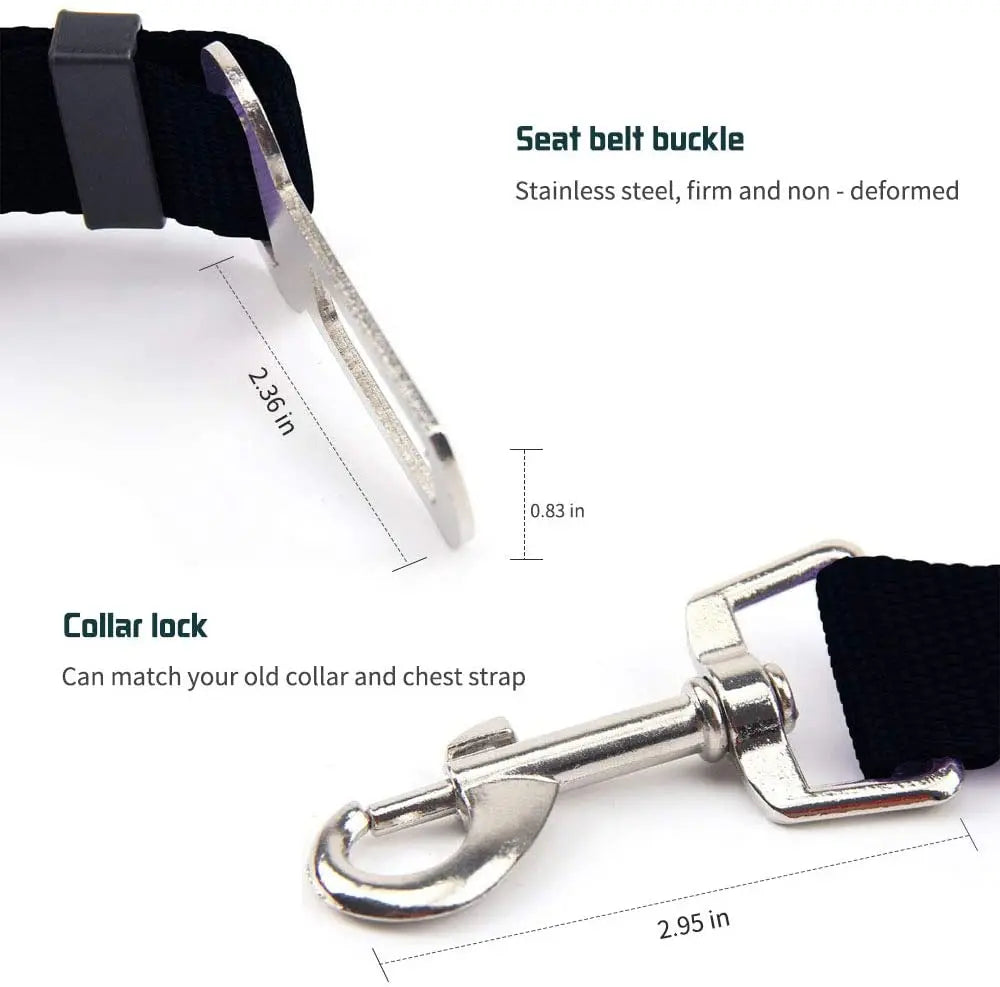 Adjustable Pet Safety Belt