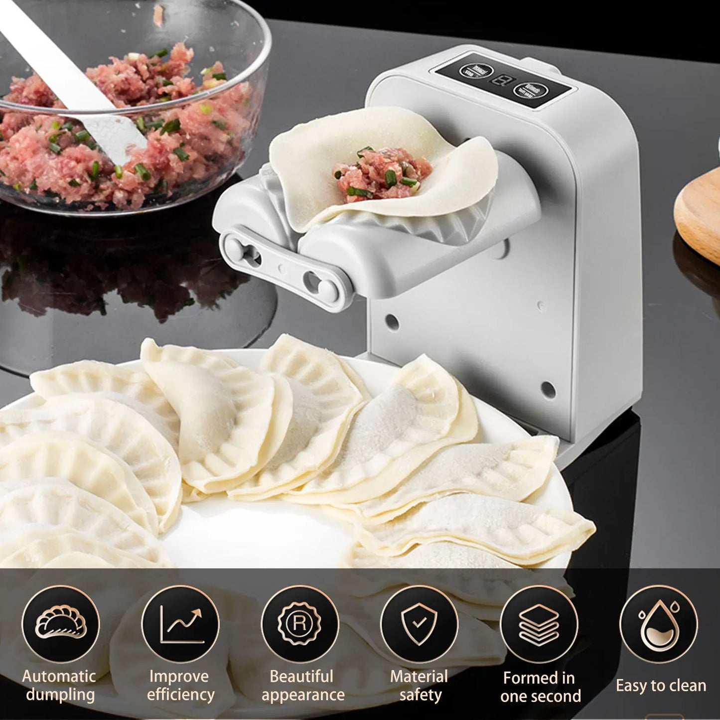 Automatic Electric Dumpling Maker Machine