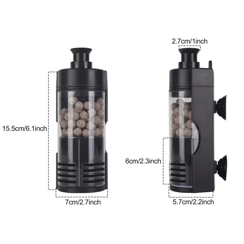 Multifunctional Aquarium Filter for Aquarium Fish Tank Air Pump