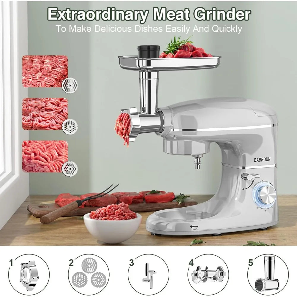 6-IN-1 Electric Stand Mixer: Multifunctional Kitchen Essential