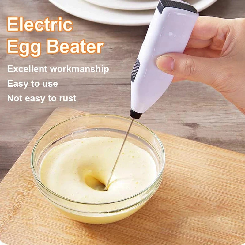 Portable Electric Milk Frother for Perfect Coffee