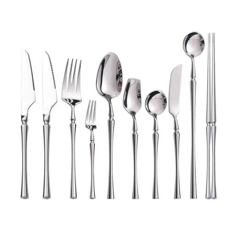 Stainless Steel Symphony: Luxury Cutlery & Flatware Set