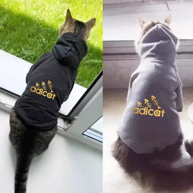 Adicat Fleece Cat Hoodie