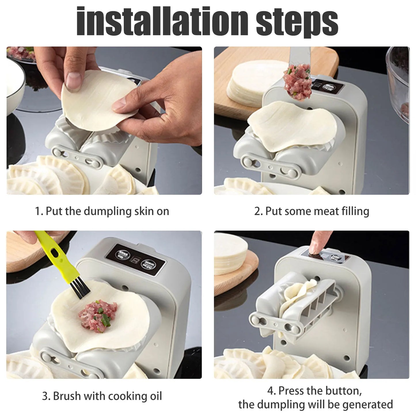 Automatic Electric Dumpling Maker Machine