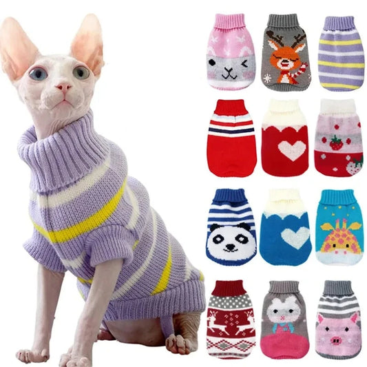 Warm Winter Pet Knitwear