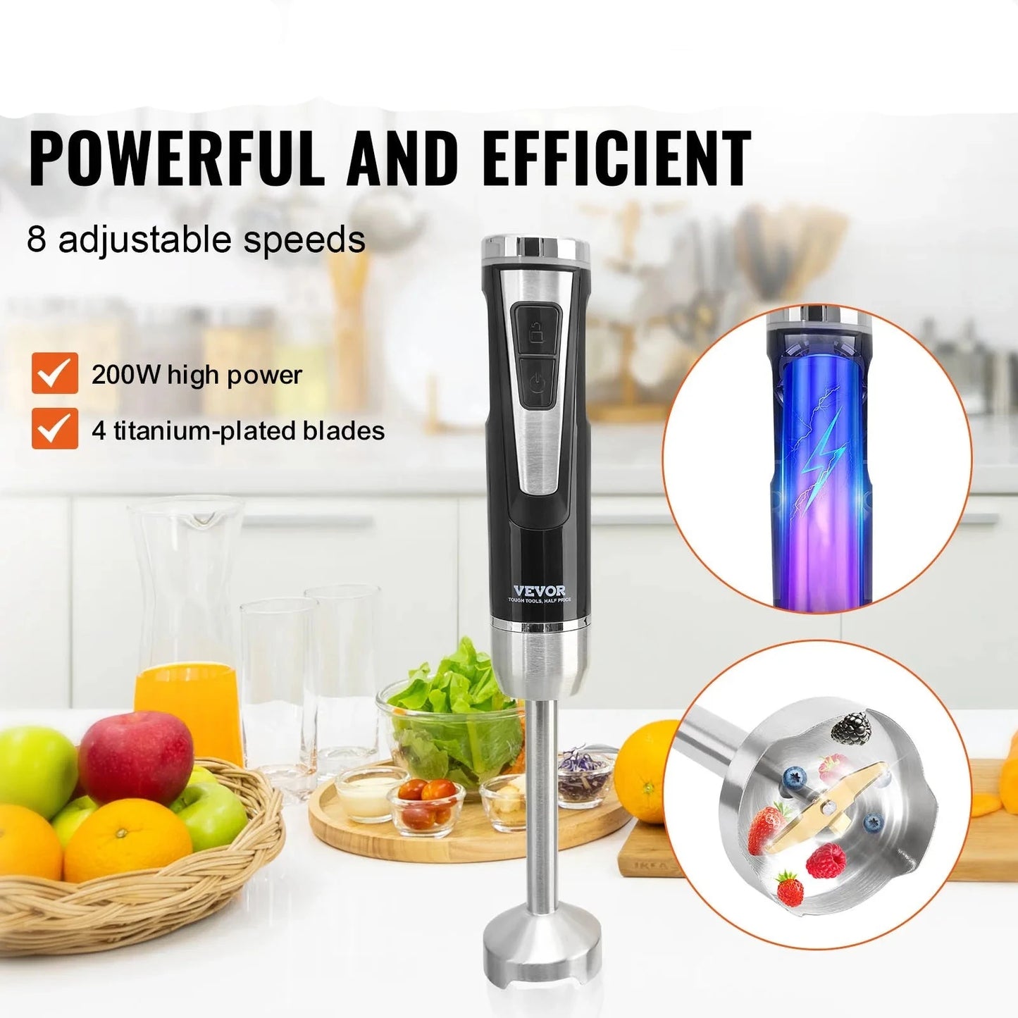 Cordless Mini Blender & Handheld Mixer