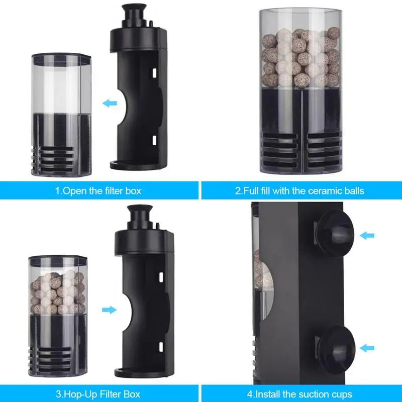 Multifunctional Aquarium Filter for Aquarium Fish Tank Air Pump