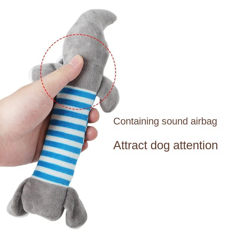 Squeaky Plush Molar Toy