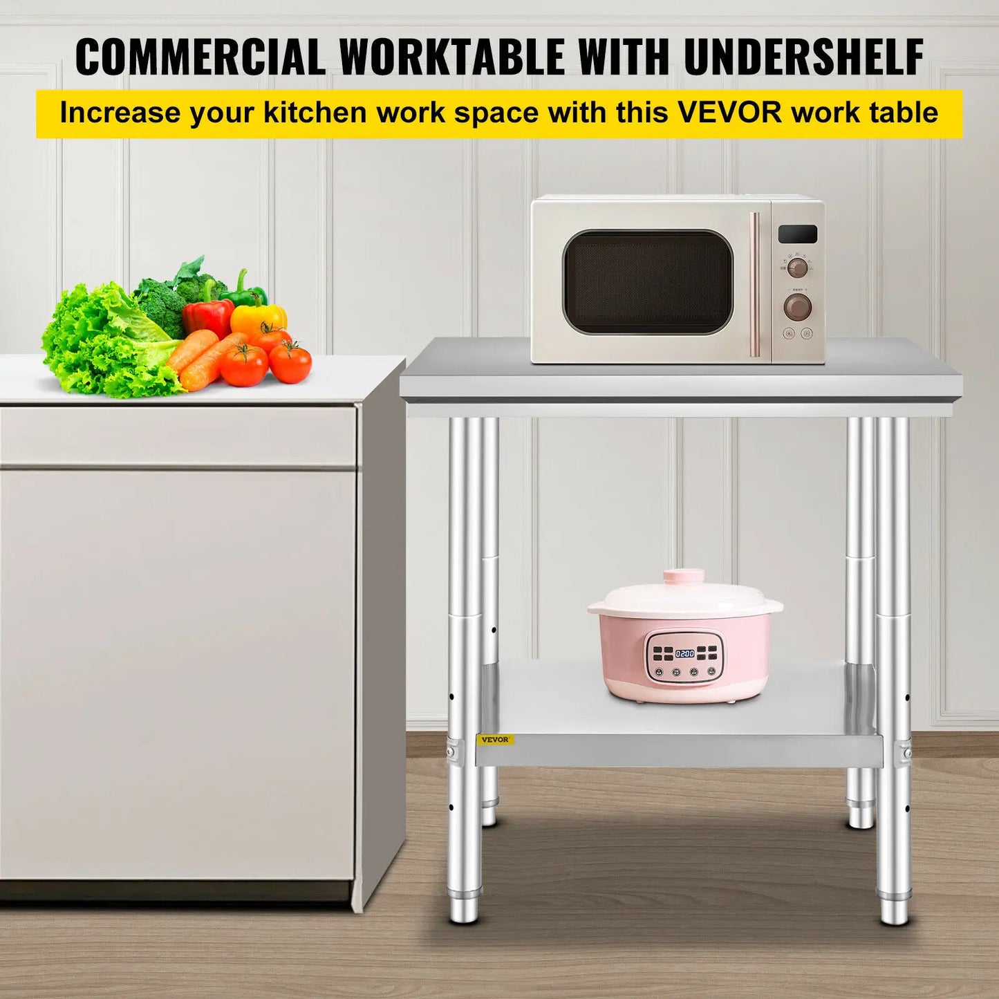 Stainless Steel Commercial Catering Table