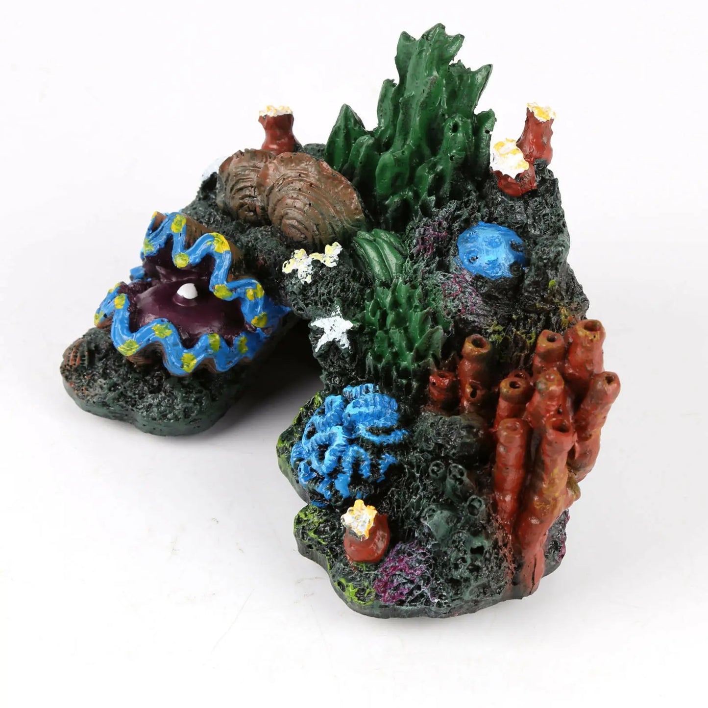 Fish Tank Coral Reef Island Resin Plant Mountain