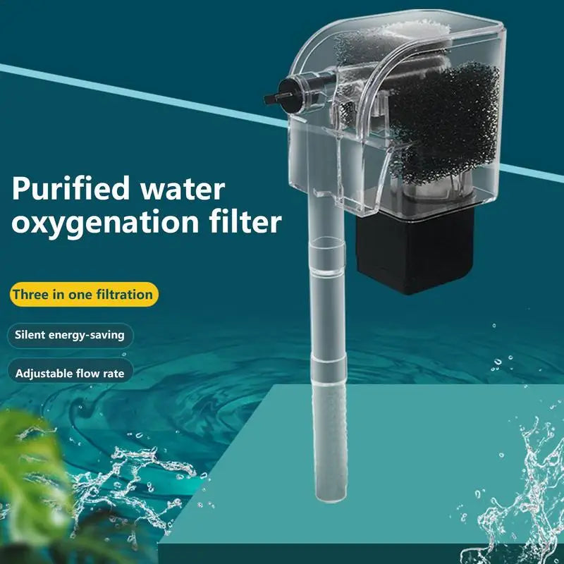 Aquarium Filter Water Pump External Hang Up Filter