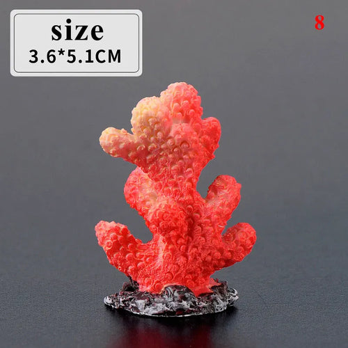 Mini Resin Fish Tank Plant Decorations