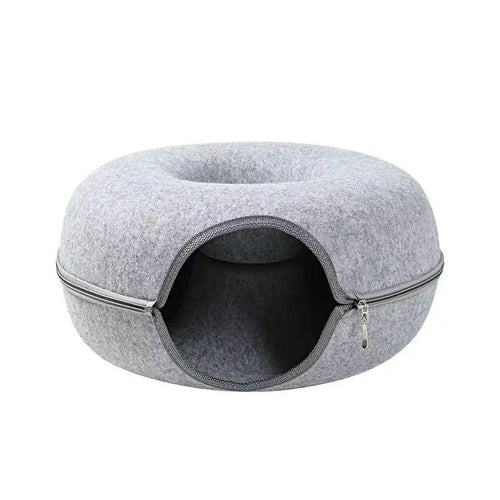 Donut Cat Bed Pet Cat Tunnel