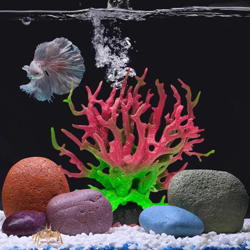 Aquarium Coral Simulation Plant Landscape Decoration