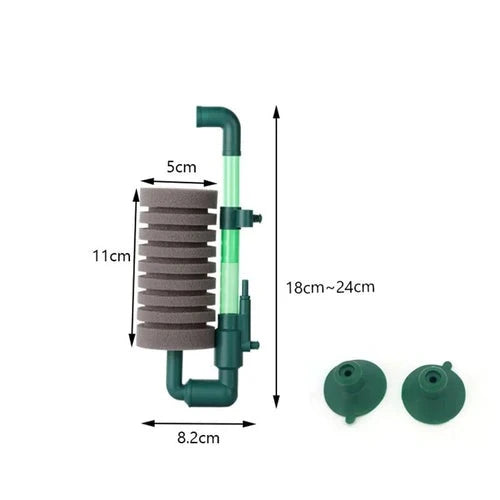 Bio Sponge Filter with Air Pump for Aquariums and Ponds