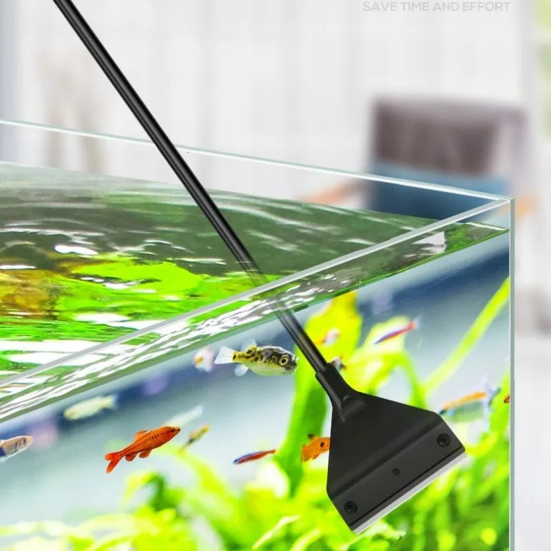 Dual-Use Algae Remover for Fish Tanks Sand and Glass Cleaner