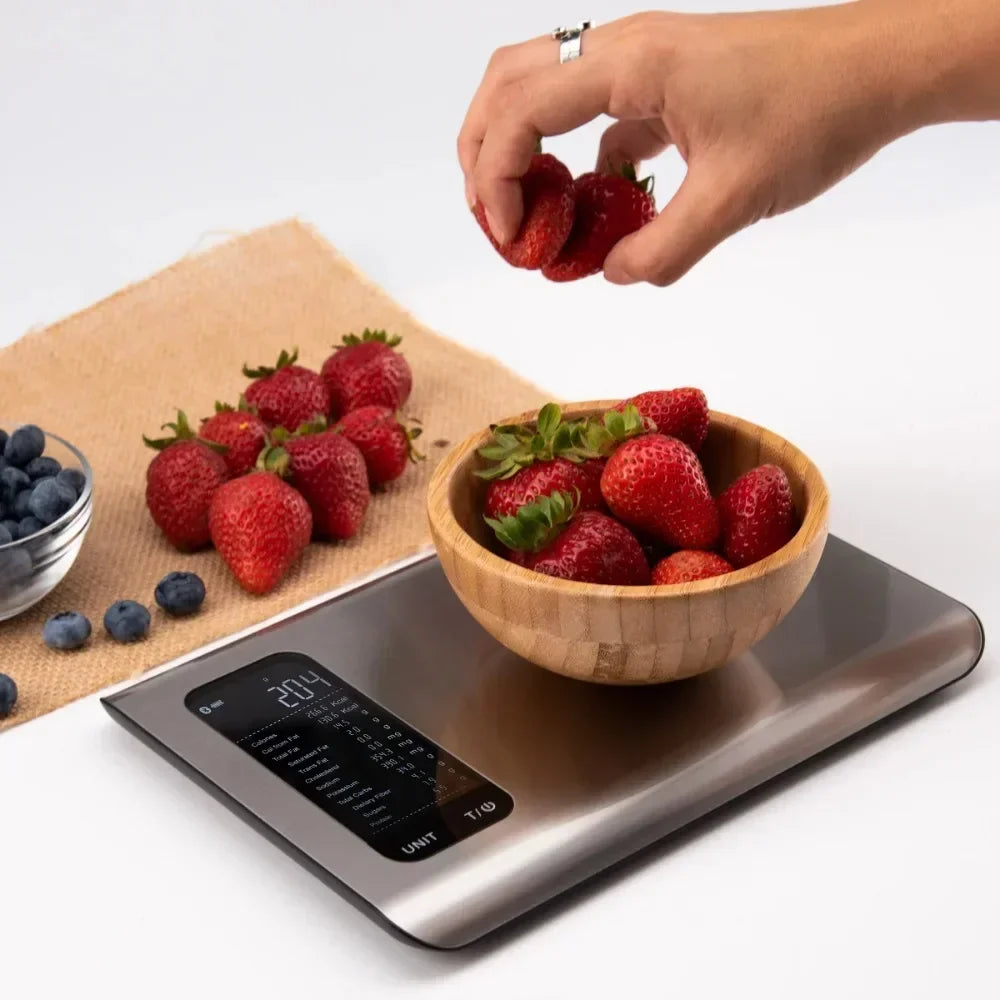 Smart Nutrition Food Scale -Measure in Ounces, Grams or Milliliters