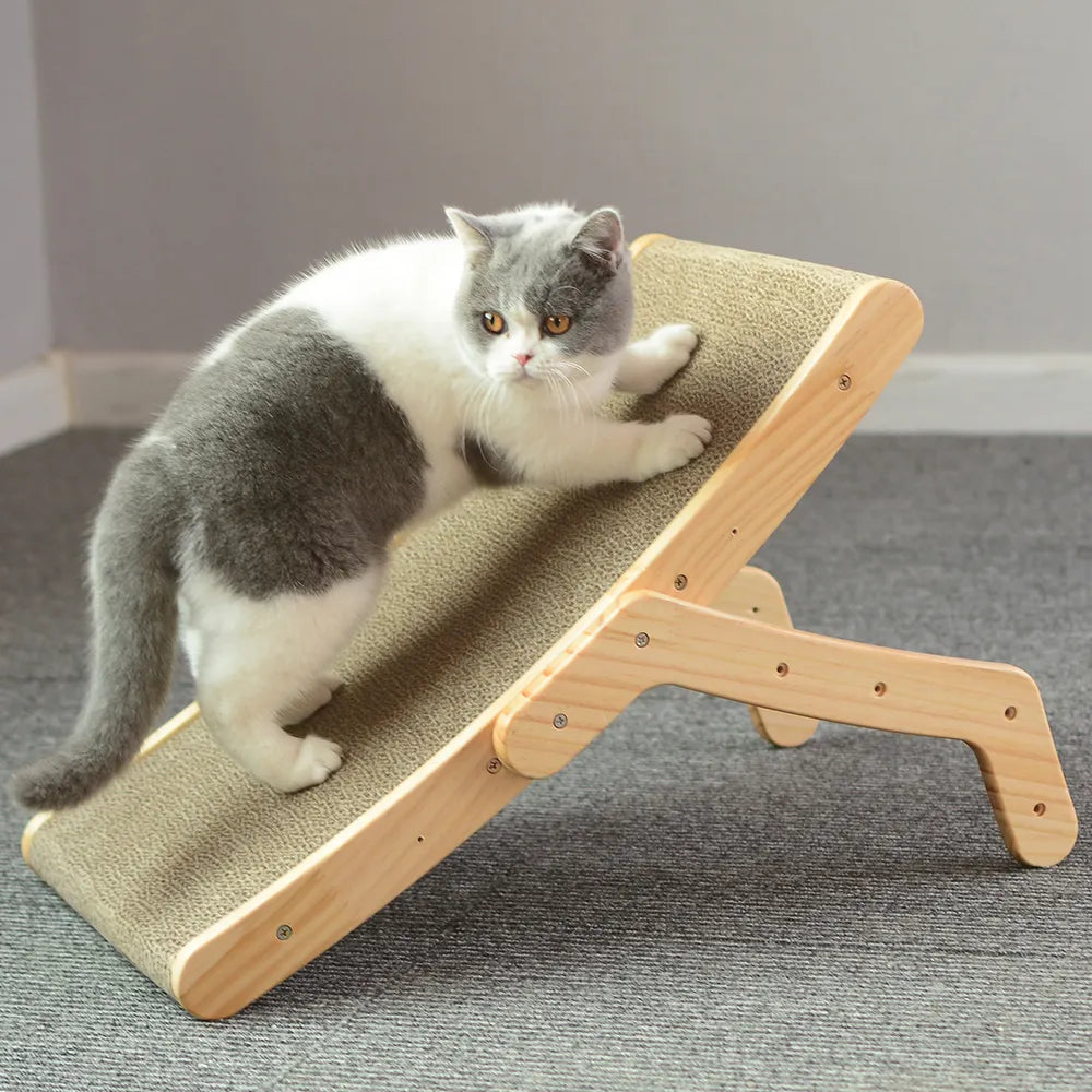 3-in-1 Cat Scratch Board Bed & Nail Grinder