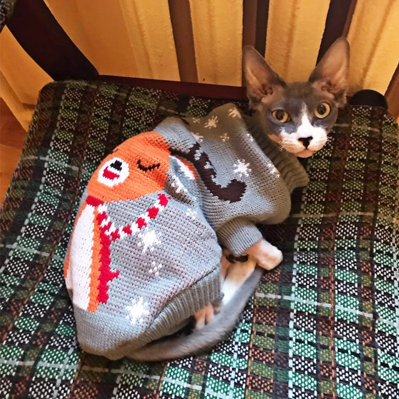 Warm Winter Pet Knitwear