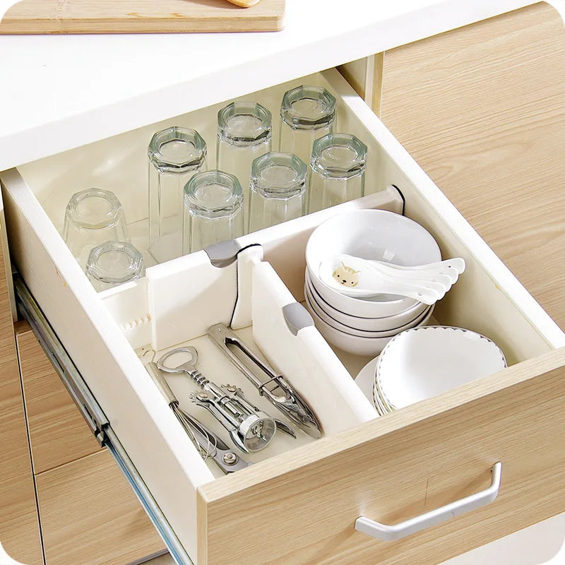 Adjustable Plastic Drawer Dividers