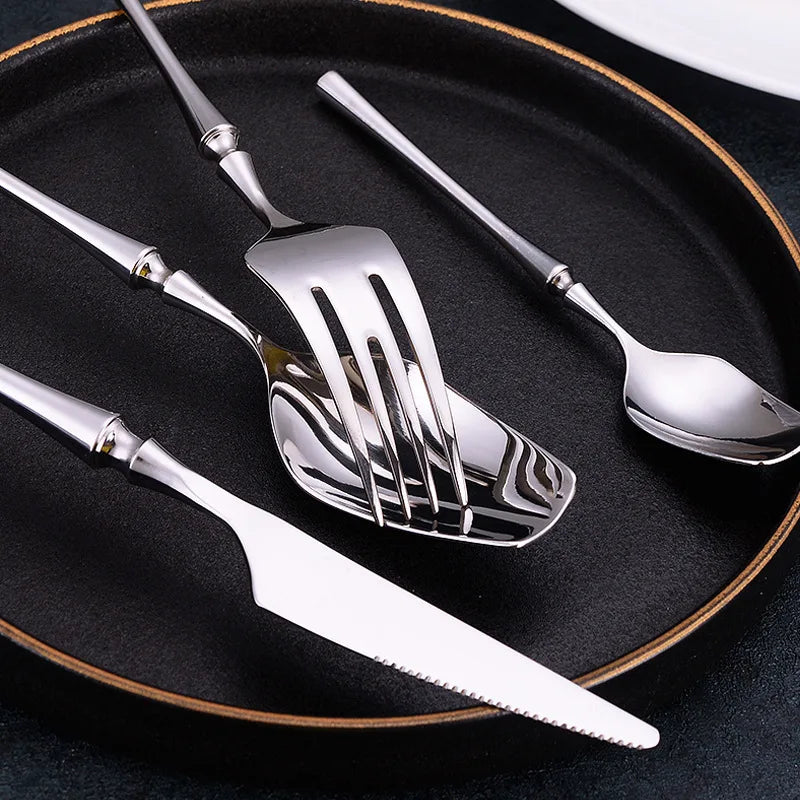 Stainless Steel Symphony: Luxury Cutlery & Flatware Set