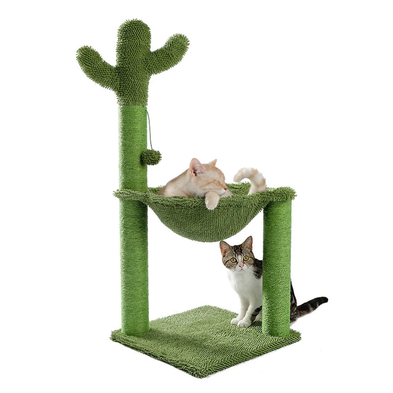 Charming Cactus Cat Tree Tower